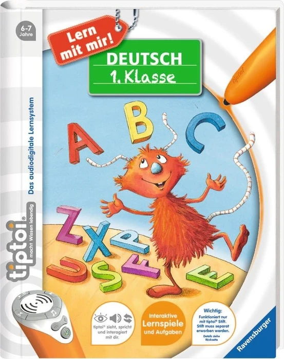 Ravensburger tiptoi Buch: Lern mit mir! Deutsch 1. Klasse