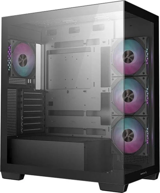 DeepCool CG580 4F, schwarz, Glasfenster
