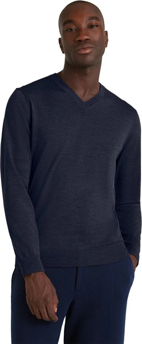 Falke Basic Apparel V-Ausschnitt Pullover space blue (Herren)