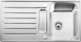 Blanco Lantos 5 S-IF Becken reversibel mit Ablauffernbedienung edelstahl