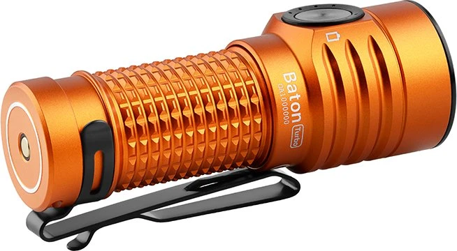 OLight Baton Turbo Taschenlampe orange
