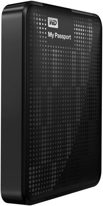 Western Digital WD My Passport schwarz 2TB, USB 3.0 Micro-B