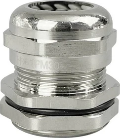 Conrad Electronic TRU Components Kabelverschraubung M30 Messing vernickelt