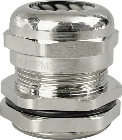 Conrad Electronic TRU Components Kabelverschraubung M30 Messing vernickelt