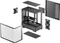 DeepCool CG380U 3F, schwarz, Glasfenster Vorschaubild