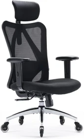 Sihoo M18 Classic Office Bürostuhl mit Rollen-Upgrade (Skate-Rollen), schwarz