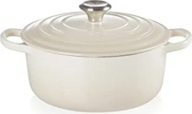 Le Creuset Signature Gusseisen Bräter rund 20cm 2.4l meringue