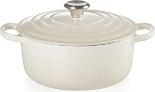 Le Creuset Signature Gusseisen Bräter rund 20cm 2.4l meringue