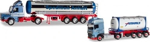 Herpa Jubiläumsset mit zwei Modellen 50 Jahre Spedition Anhalt