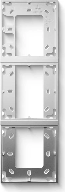 Loxone Montagerahmen 3-fach, silber
