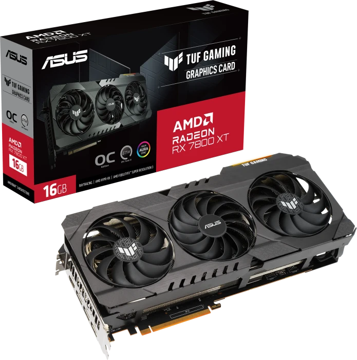 ASUS TUF Gaming Radeon RX 7800 XT OG OC, TUF-RX7800XT-O16G-OG-GAMING, 16GB GDDR6, HDMI, 3x DP