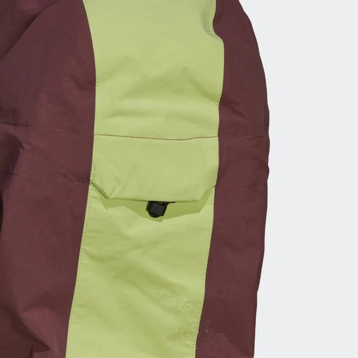 Five Ten All-Mountain Rain Fahrradjacke quiet crimson/pulse lime (Damen)