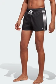adidas 3-Streifen CLX Badeshorts schwarz/weiß (Herren)