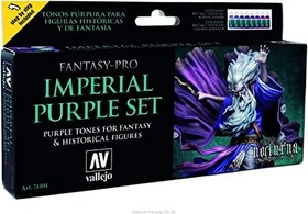Vallejo Model Color Fantasy-Pro Imperial Purple Set Farbset, 8-tlg.