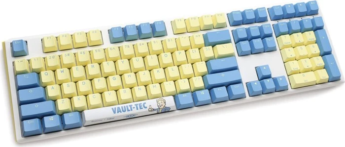 Ducky x Fallout Vault-Tec Limited Edition One 3 + Mauspad, PBT, MX SILENT RGB RED, USB, DE