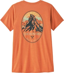 Patagonia Capilene Cool Daily Graphic Lands Funktionsshirt kurzarm chouinard crest: rock melon (Damen)