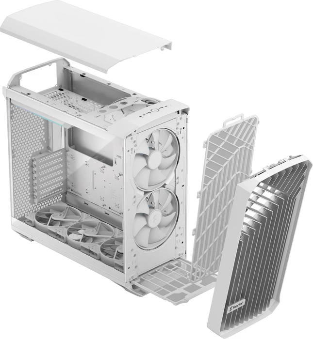Fractal Design Torrent White RGB TG Light Tint, Glasfenster