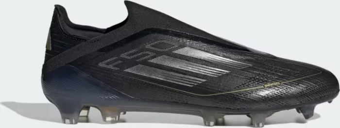 adidas F50 Elite Laceless FG core black/iron metallic/gold metallic