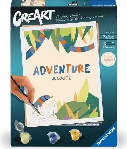 Ravensburger Malen nach Zahlen CreArt Hallo Neues Abenteuer