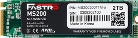 MEGA Electronics Fastro MS200 SSD 2TB, M.2 2280 / M-Key / PCIe 3.0 x4