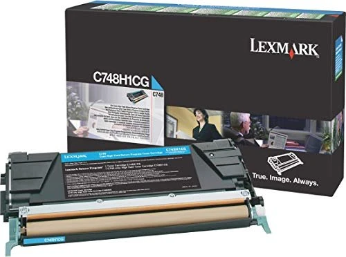 Lexmark Return Toner C748H1CG cyan hohe Kapazität