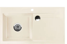 systemceram Stema 90 Einbau Becken links magnolie