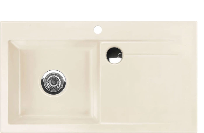 systemceram Stema 90 Einbau Becken links magnolie