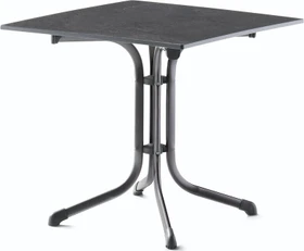 Sieger Boulevard vivodur Klapptisch 80x80cm eisengrau/schieferdekor anthrazit