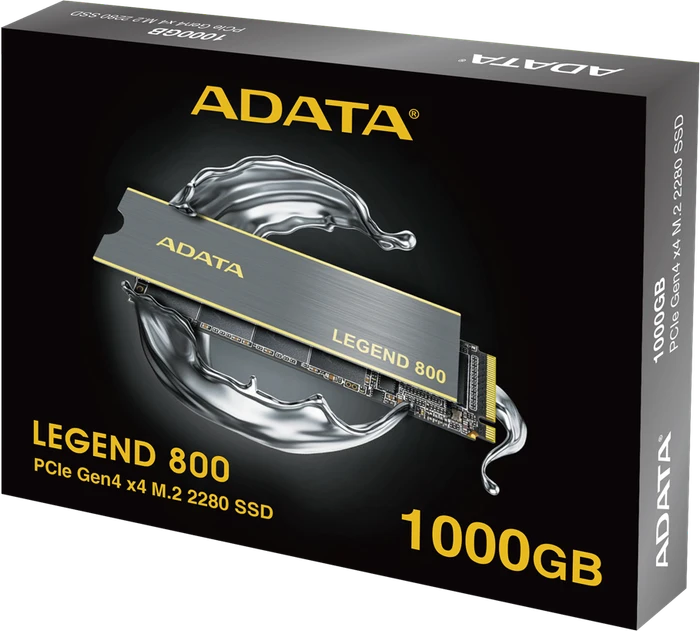 ADATA LEGEND 800 1TB, M.2 2280 / M-Key / PCIe 4.0 x4, Kühlkörper