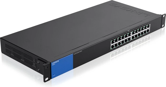 Linksys LGS100 Rackmount Gigabit Switch, 24x RJ-45