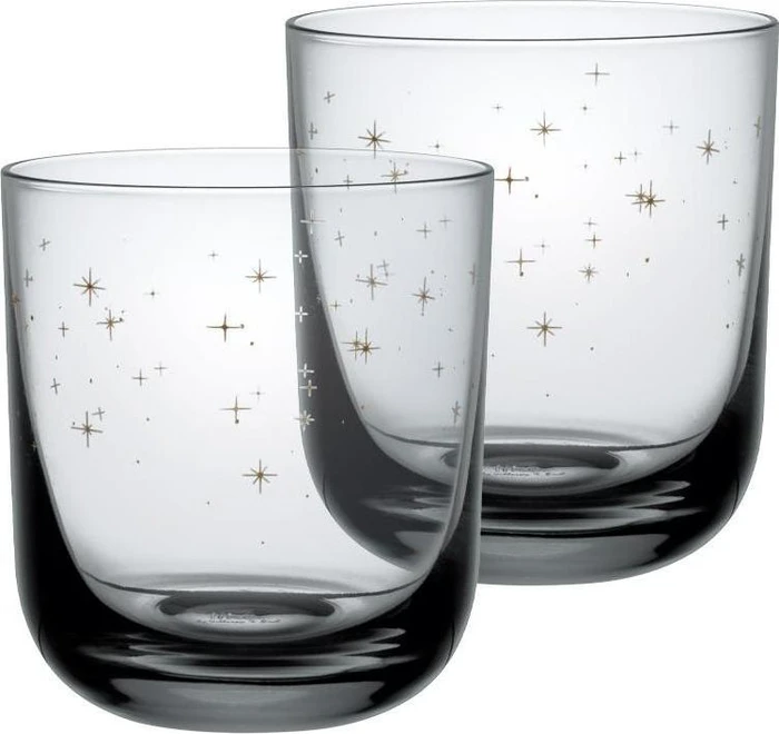 like by Villeroy & Boch Winter Glow Trinkglas, 2 Stück
