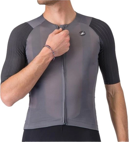 Castelli Aero Race 8S Trikot kurzarm smoky gray (Herren)