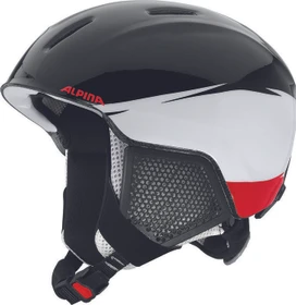 Alpina Carat LX Helm schwarz/weiß/rot (Junior)