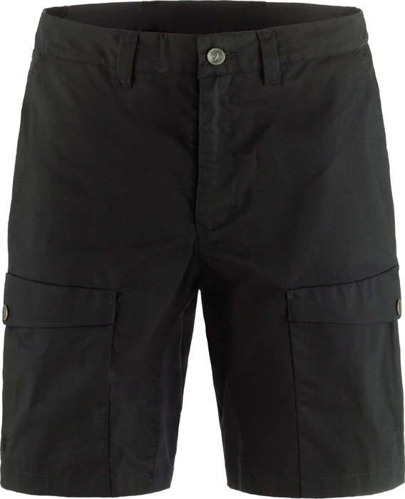 Fjällräven Abisko Hybrid Trail Hose kurz schwarz (Herren)