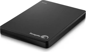 Seagate Backup Plus Slim Portable, schwarz, 2TB, USB 3.0 Micro-B