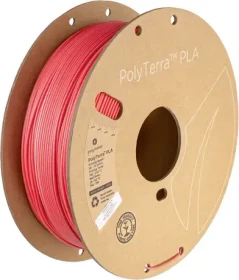 Polymaker PolyTerra PLA Dual, Flamingo (Pink-Red), Spule, 1.75mm, 1.00kg