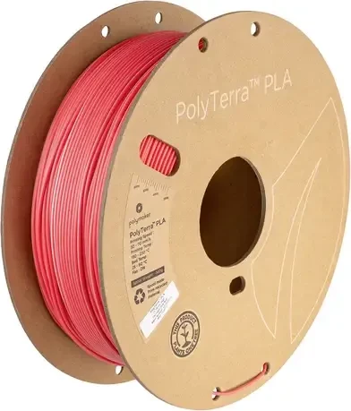 Polymaker PolyTerra PLA Dual, Flamingo (Pink-Red), Spule, 1.75mm, 1.00kg