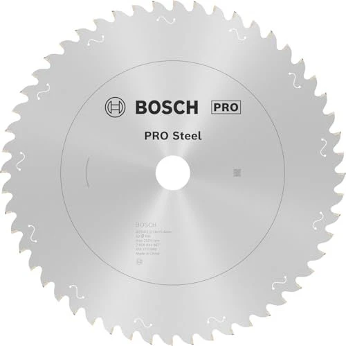 Bosch Professional PRO Steel Fräserblatt 52Z, 254x1.8x25.4mm, 1 Stück
