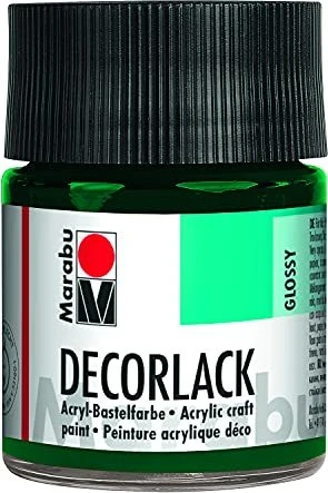 Marabu Decorlack Acryl Acrylfarbe, tannengrün, 50ml