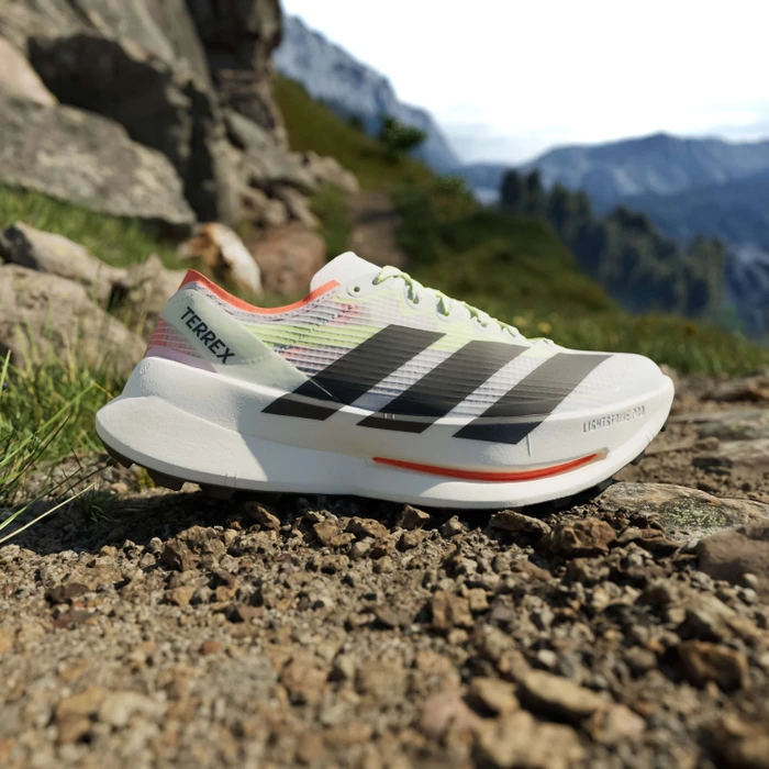 adidas Terrex Agravic Speed Ultra 2 cloud white/core black/semi impact orange (Herren)