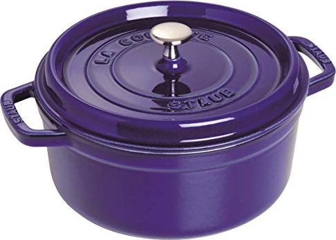 Zwilling Staub Cocotte Schmortopf rund 24cm 3.8l dunkelblau