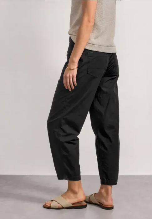 Street One Karlie High Waist Barrel Hose schwarz (Damen)