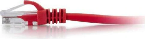 C2G Patchkabel, Cat6, U/UTP, RJ-45/RJ-45, 0.5m, rot