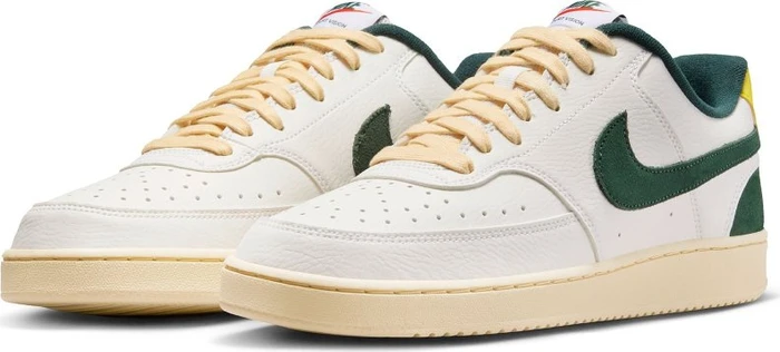 Nike Court Vision Low sail/picante red/opti yellow/pro green (Herren)