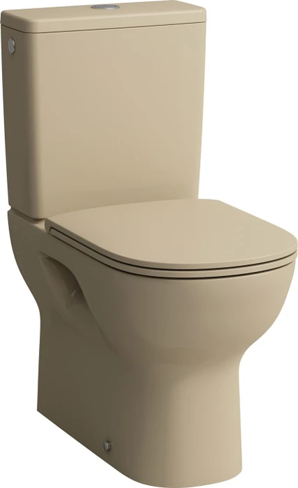 Laufen Lua Stand-WC für aufgesetzten Spülkasten, Tiefspüler, spülrandlos, Abgang waagrecht/senkrecht