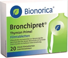 Bronchipret Thymian Primel Filmtabletten, 20 Stück