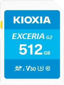 KIOXIA EXCERIA G2 R100/W50 512GB, UHS-I U3, Class 10