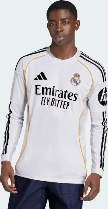adidas Real Madrid 2025/2026 Heimtrikot langarm (Herren)
