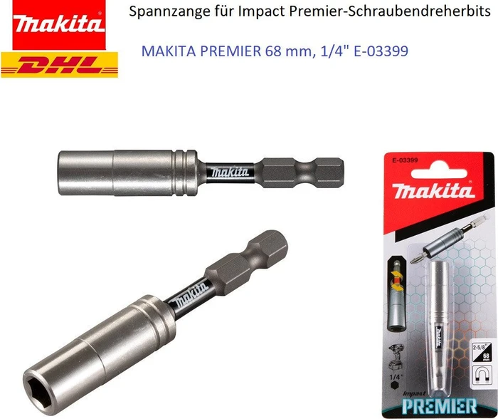 Makita ImpactPremier Torsion Bithalter, 1/4"