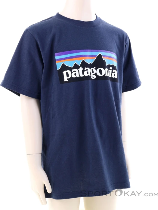 Patagonia P-6 Logo T-Shirt kurzarm new navy (Junior)